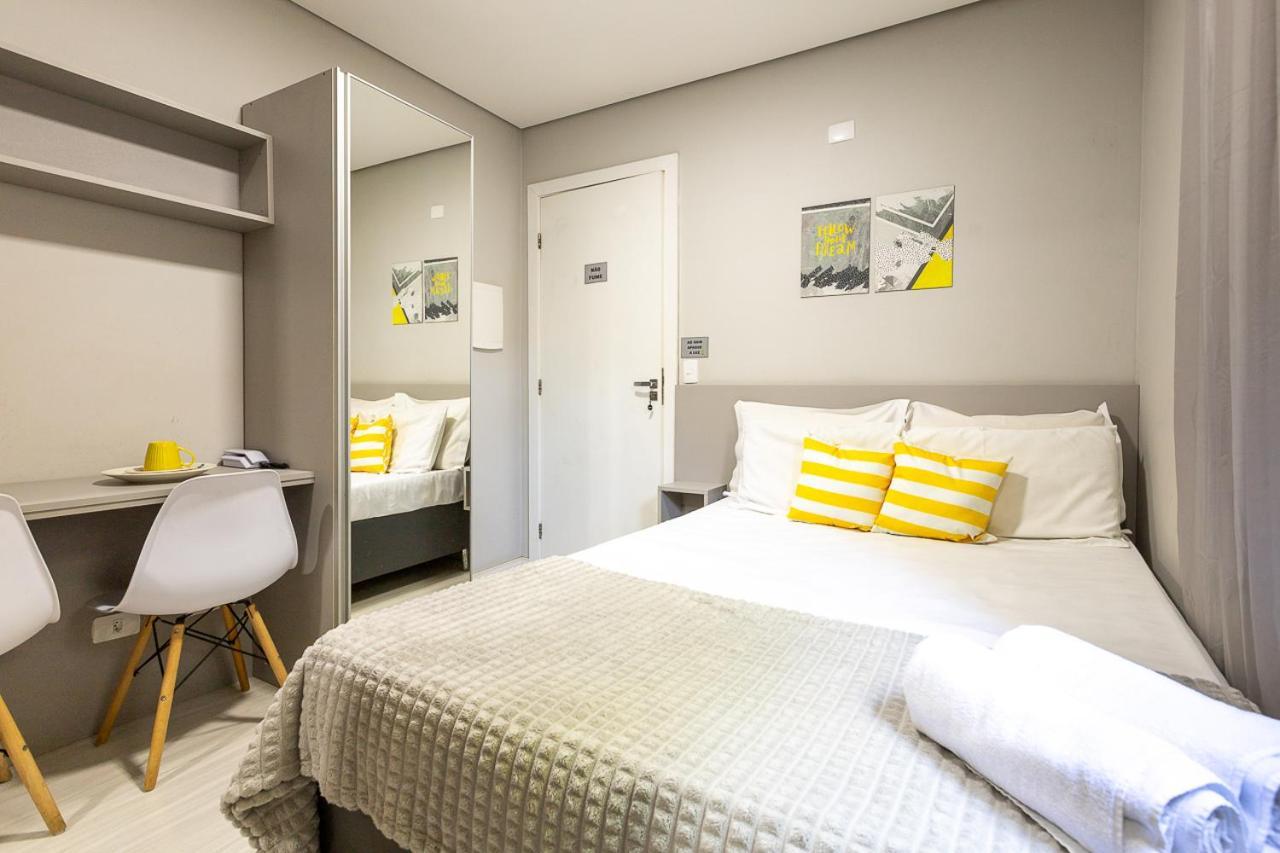 09- Studio Lindamente Decorado! Ideal Para Casal!!! كوريتيبا المظهر الخارجي الصورة